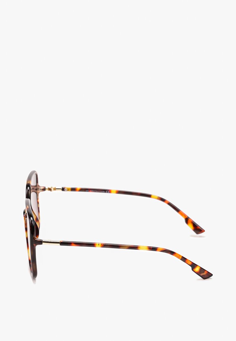 Ochelari de soare pătrați maro închis cu filtru UV Akatias