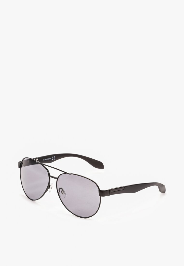Ochelari de soare negri-verzi în stil aviator Tasina
