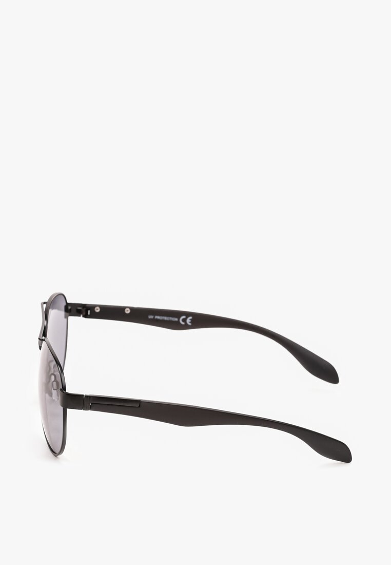 Ochelari de soare negri-verzi în stil aviator Tasina