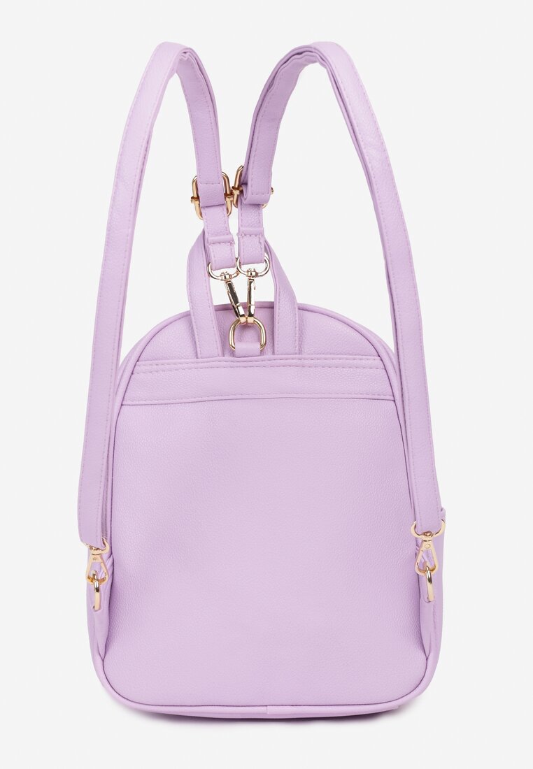 Rucsac Violet Deschis Cu Barete Reglabile Și Fermoare Nelsey