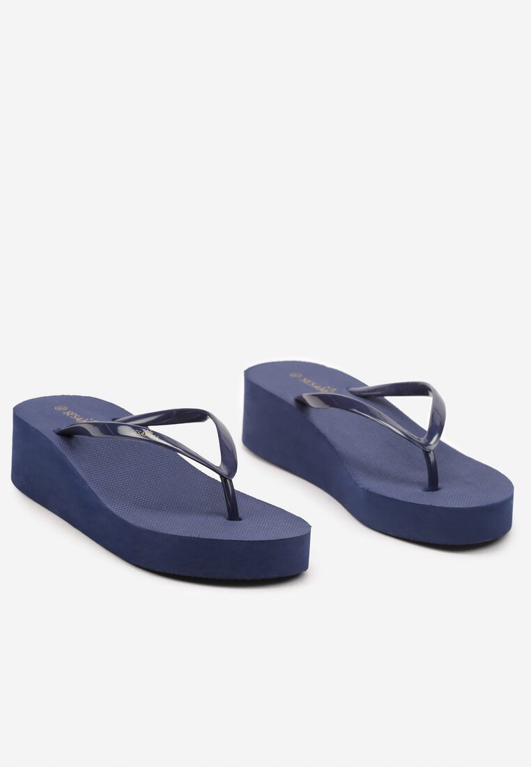 Bleumarin Casual Spumă Japoneze Talpă Plată Penelsea