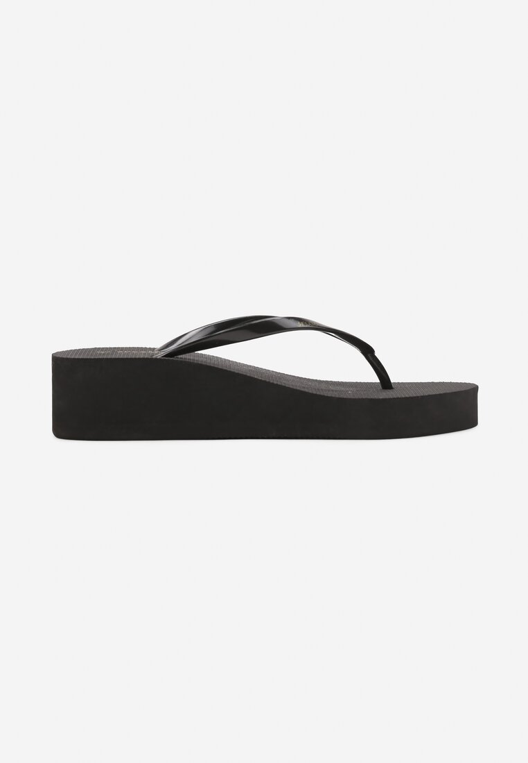 Negru Casual Spumă Șlapi Talpă Plată Penelsea