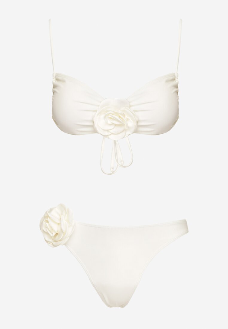 Costum de baie bikini Rivashan Alb