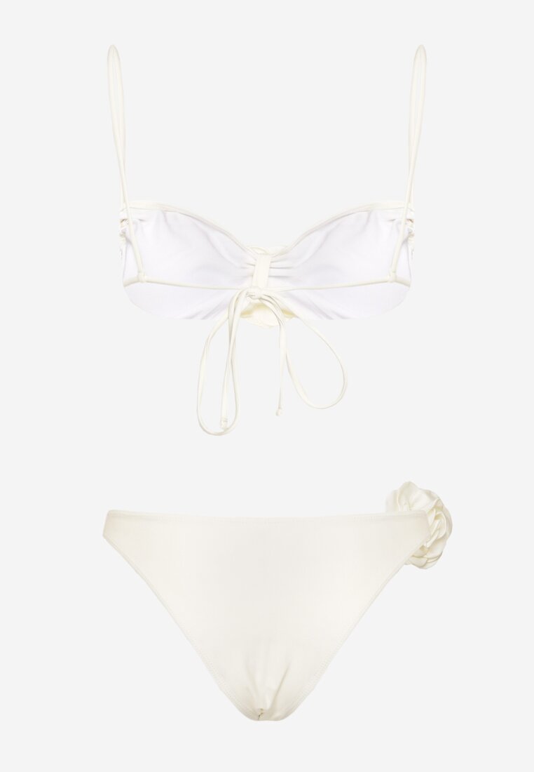 Costum de baie bikini Rivashan Alb