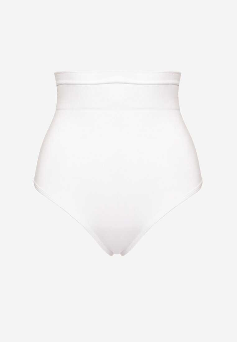 Biała Bielizna modelująca Majtki Stringi High Waist Avalivia