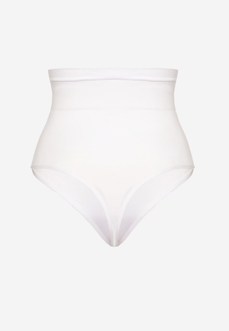 Biała Bielizna modelująca Majtki Stringi High Waist Avalivia