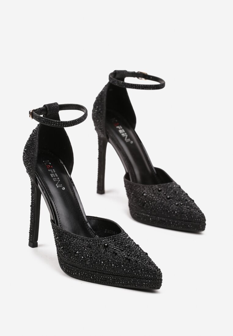 Pantofi stiletto Nelefia Negri