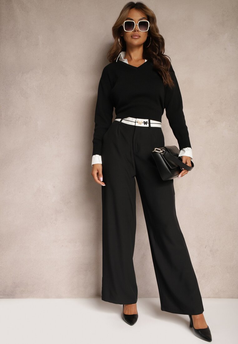 Pantaloni Verillia Negri