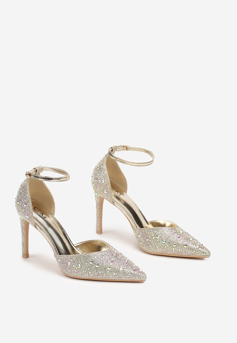 Pantofi stiletto Aurii