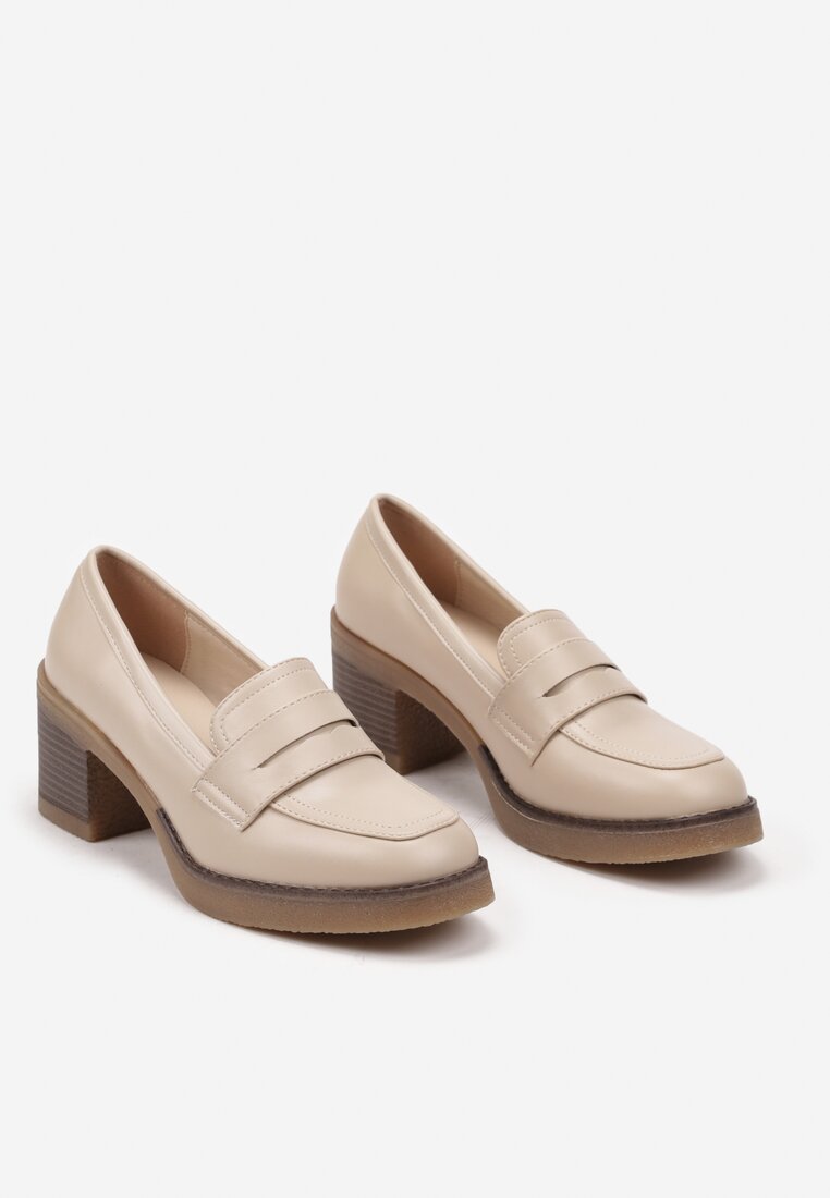 Pantofi casual bej