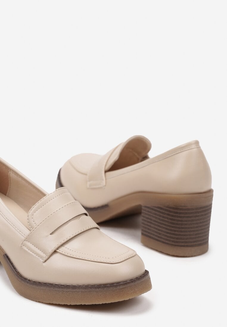 Pantofi casual bej