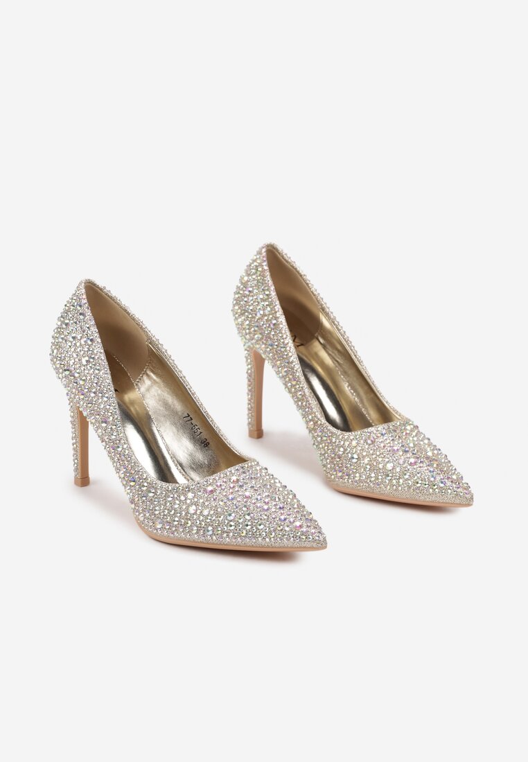 Pantofi stiletto Aurii
