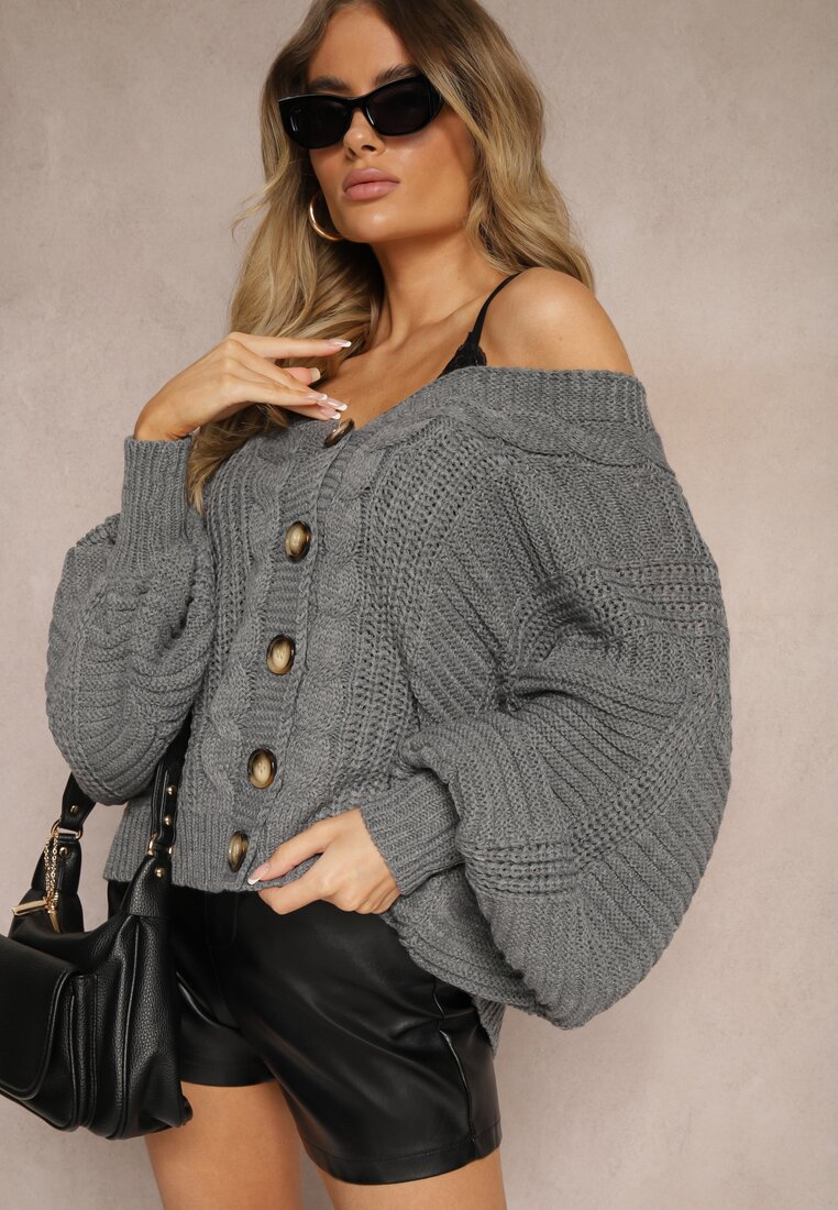 Sivi Kardigan