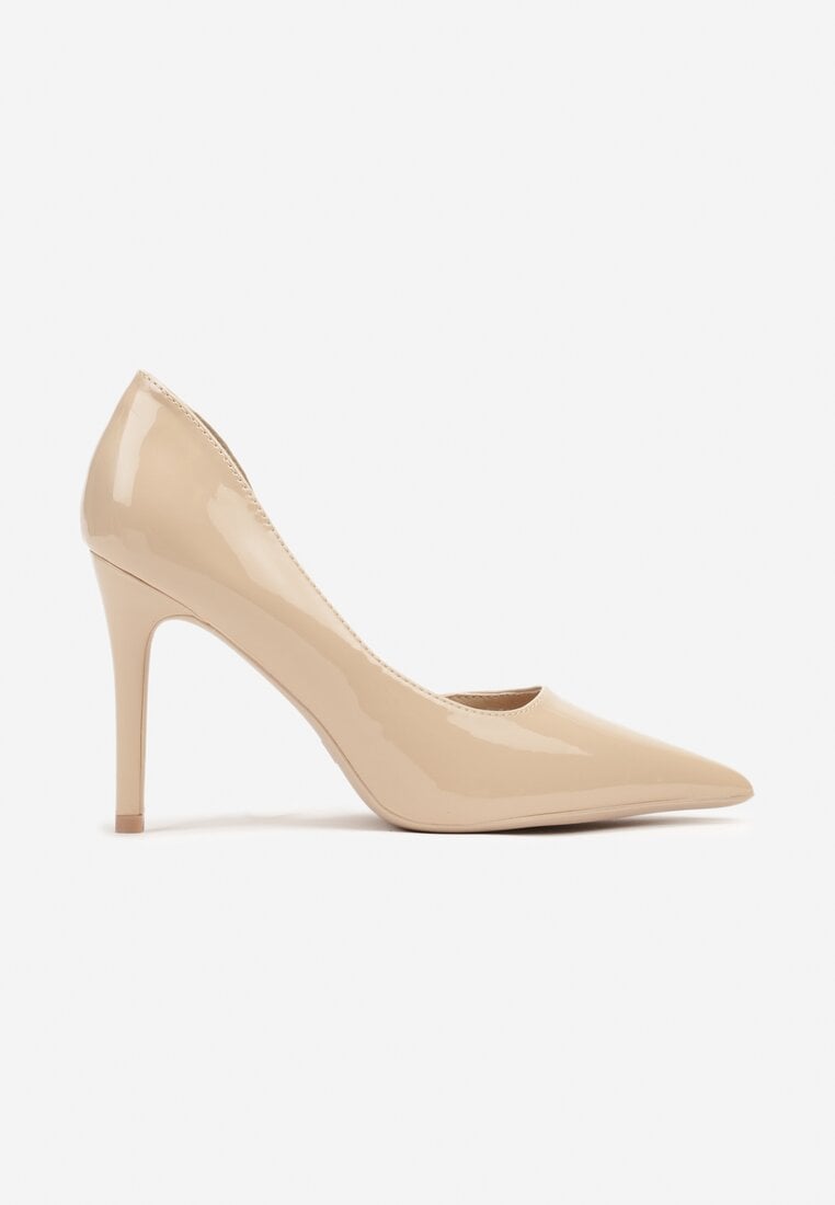 Pantofi stiletto bej