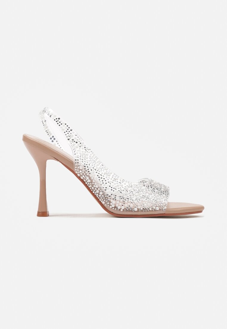 Pantofi stiletto bej