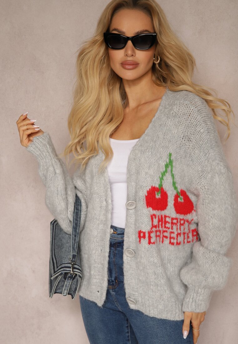 Cardigan Gri