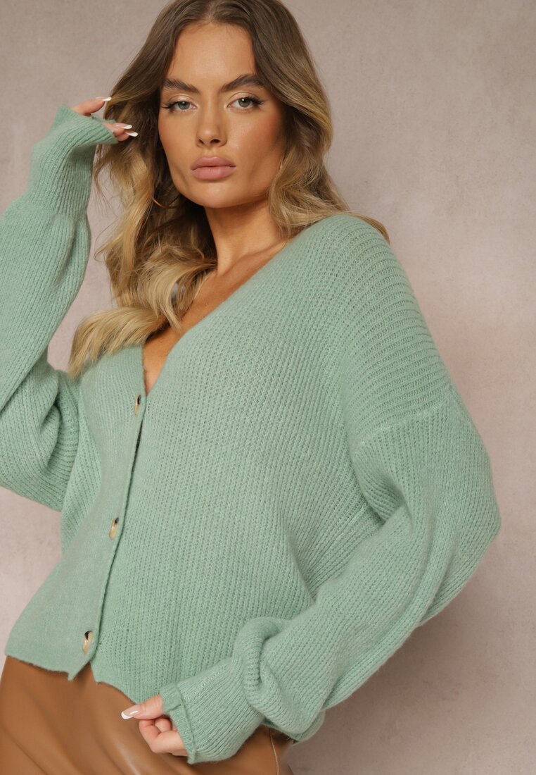 Cardigan Verde mentă