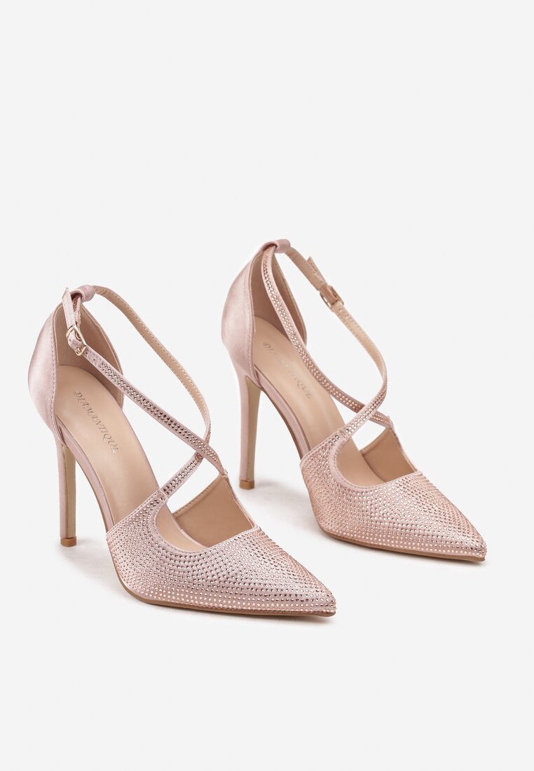 Pantofi stiletto Bej