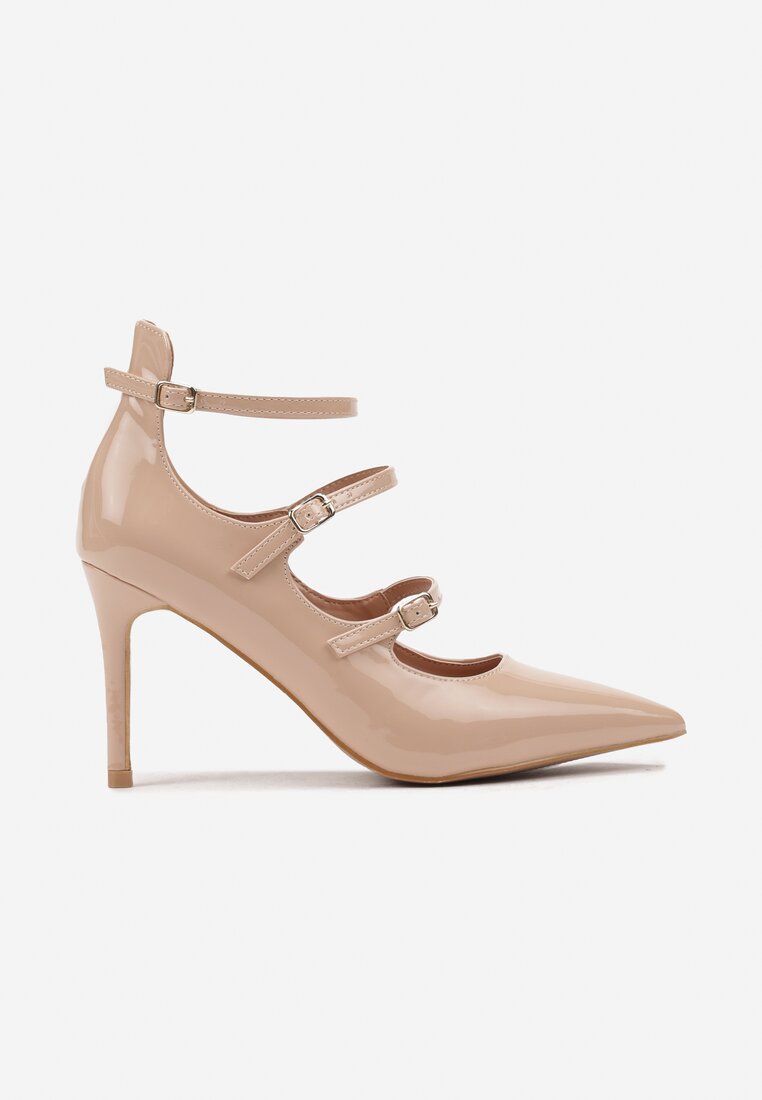 Pantofi stiletto Bej