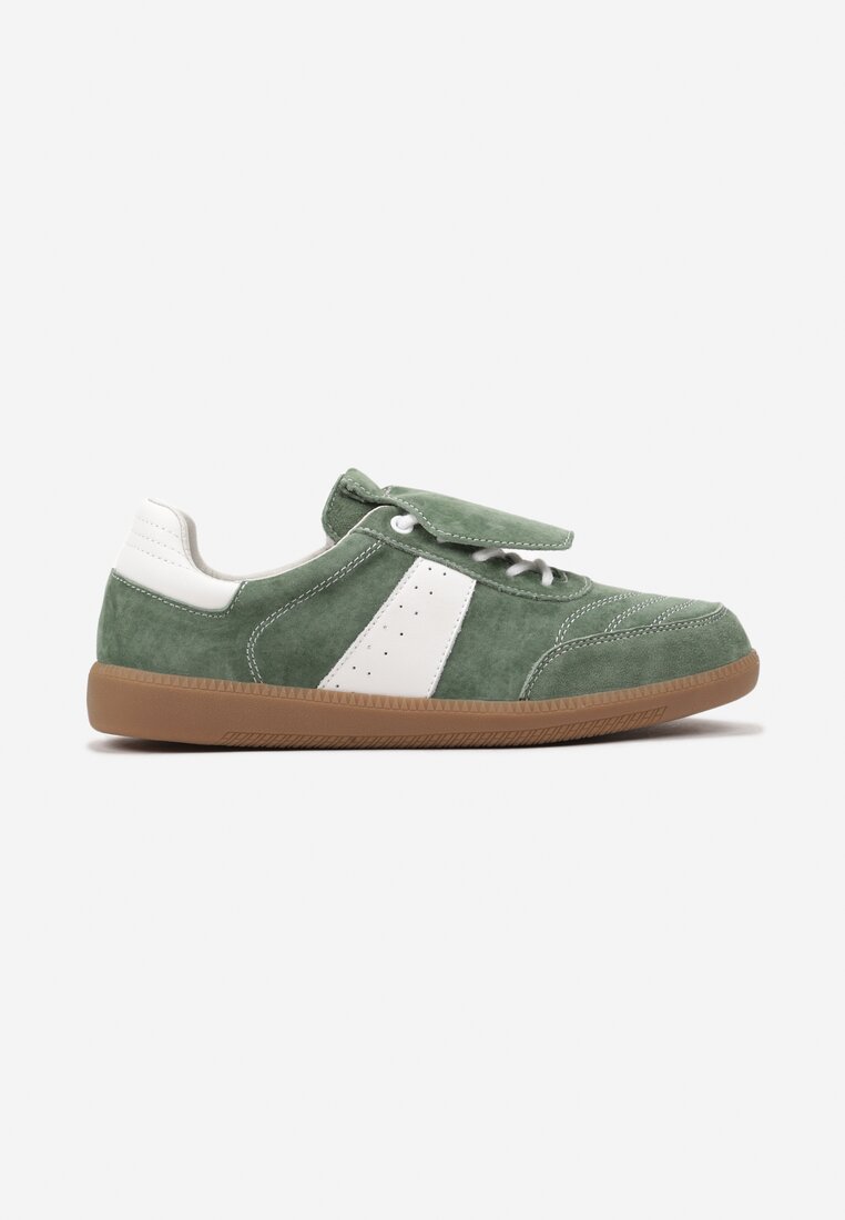 Sneakers Verde cu alb