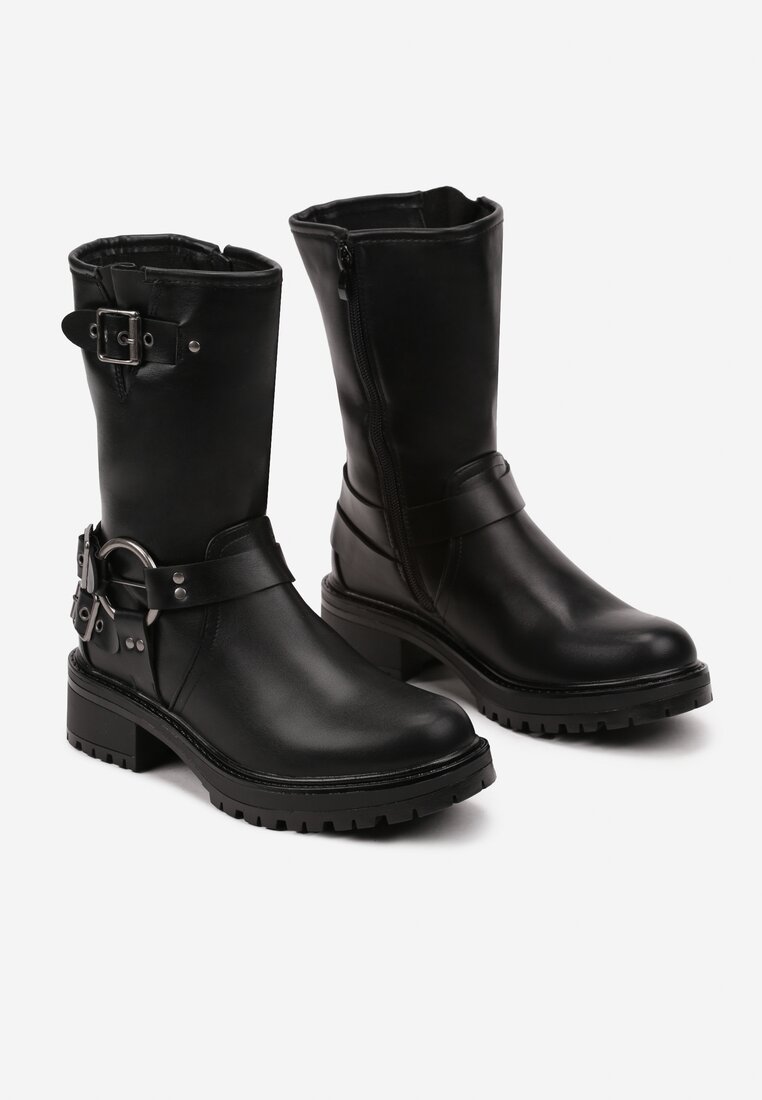 Botine Naivia Negre