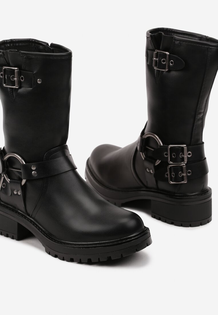 Botine Naivia Negre