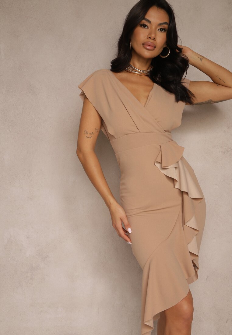 Rochie Bej închis