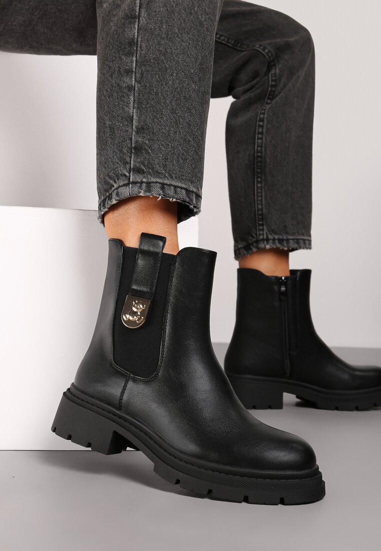 Botine Saithra Negre