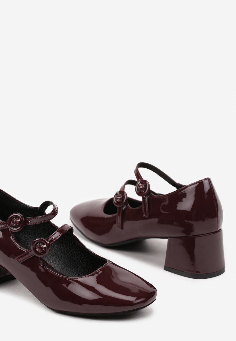 Pantofi cu toc Cresona Bordo