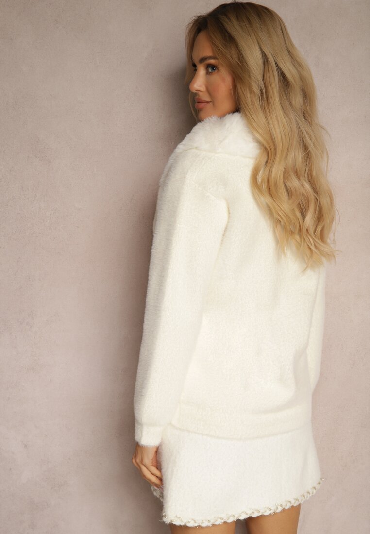 Cardigan Dailore Alb