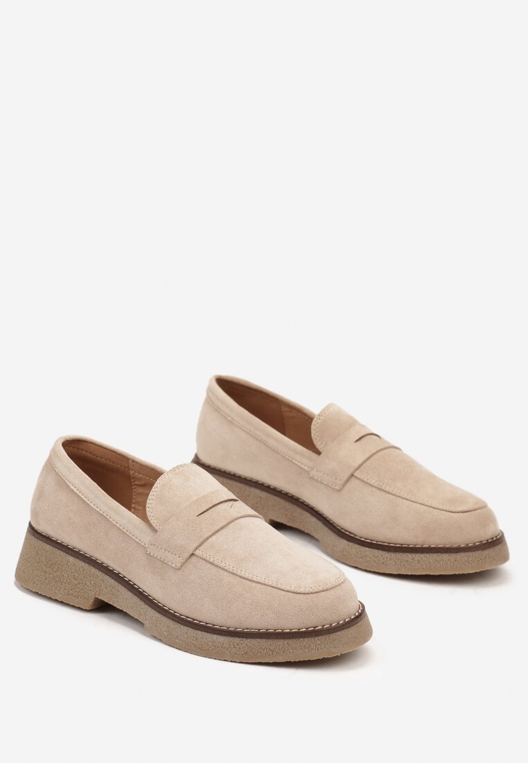 Mocasini Belirra Bej