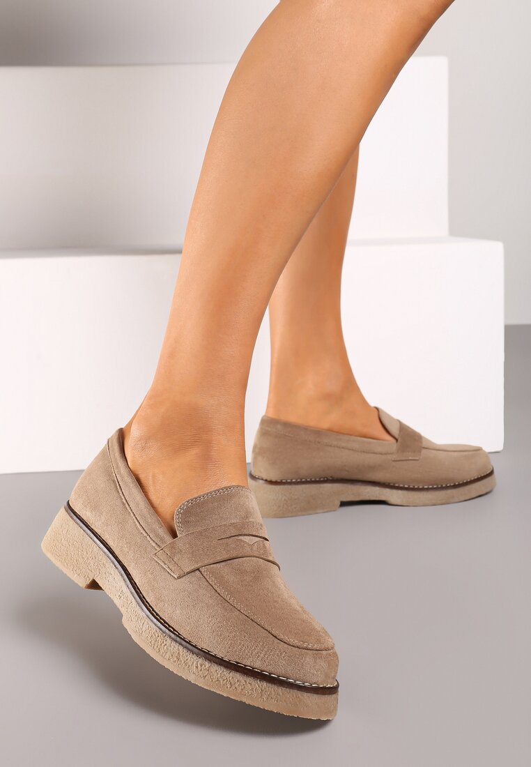Mocasini Belirra Bej