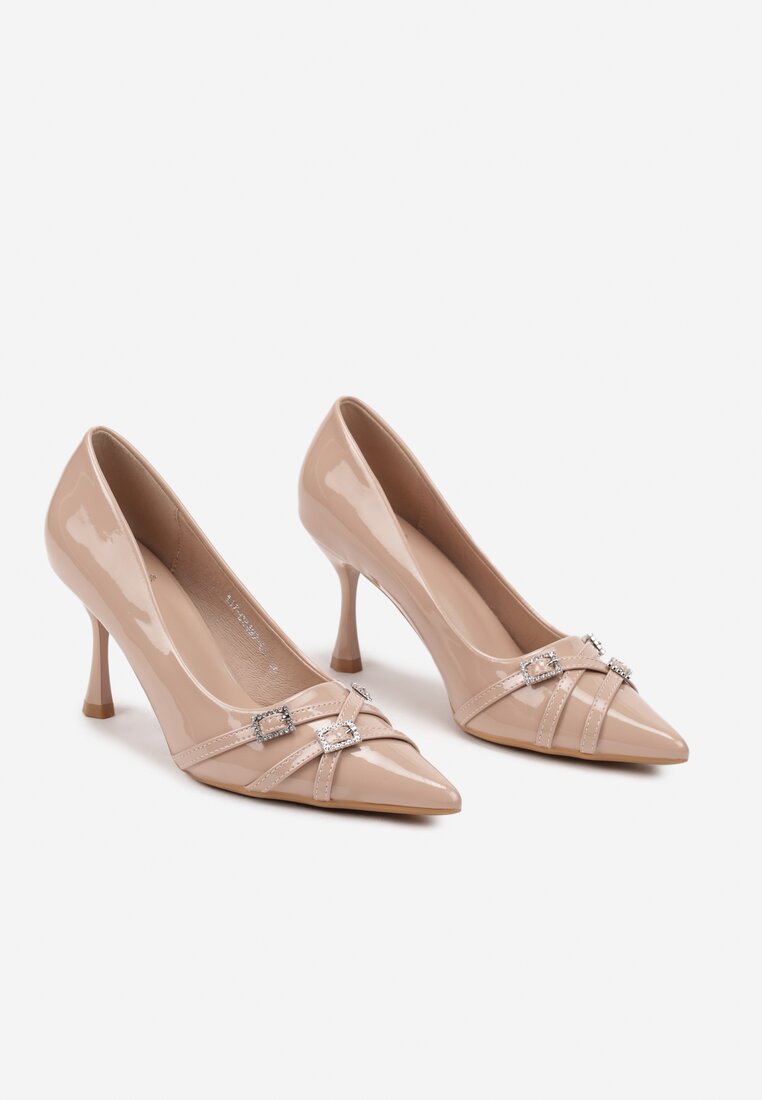 Pantofi stiletto Betirya Bej