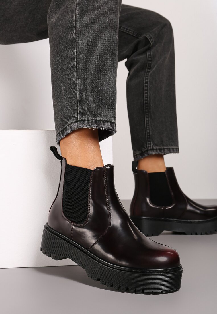 Botine Dailese Bordo