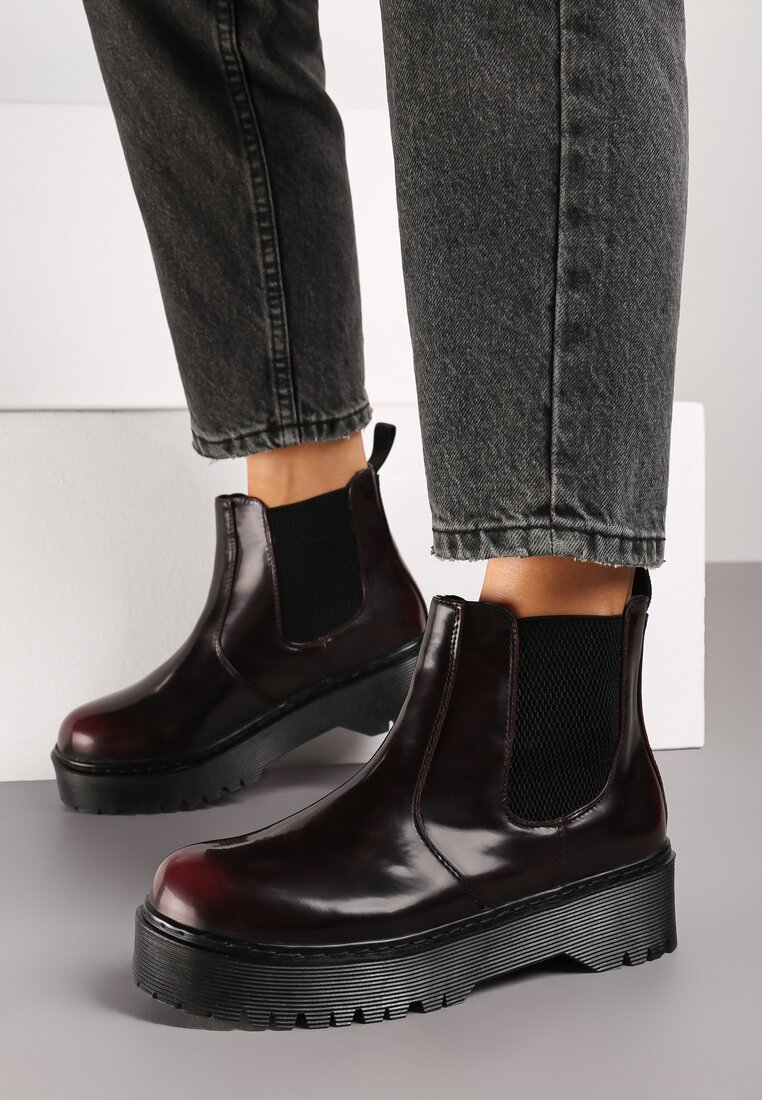 Botine Dailese Bordo