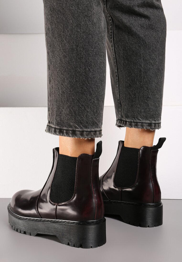 Botine Dailese Bordo