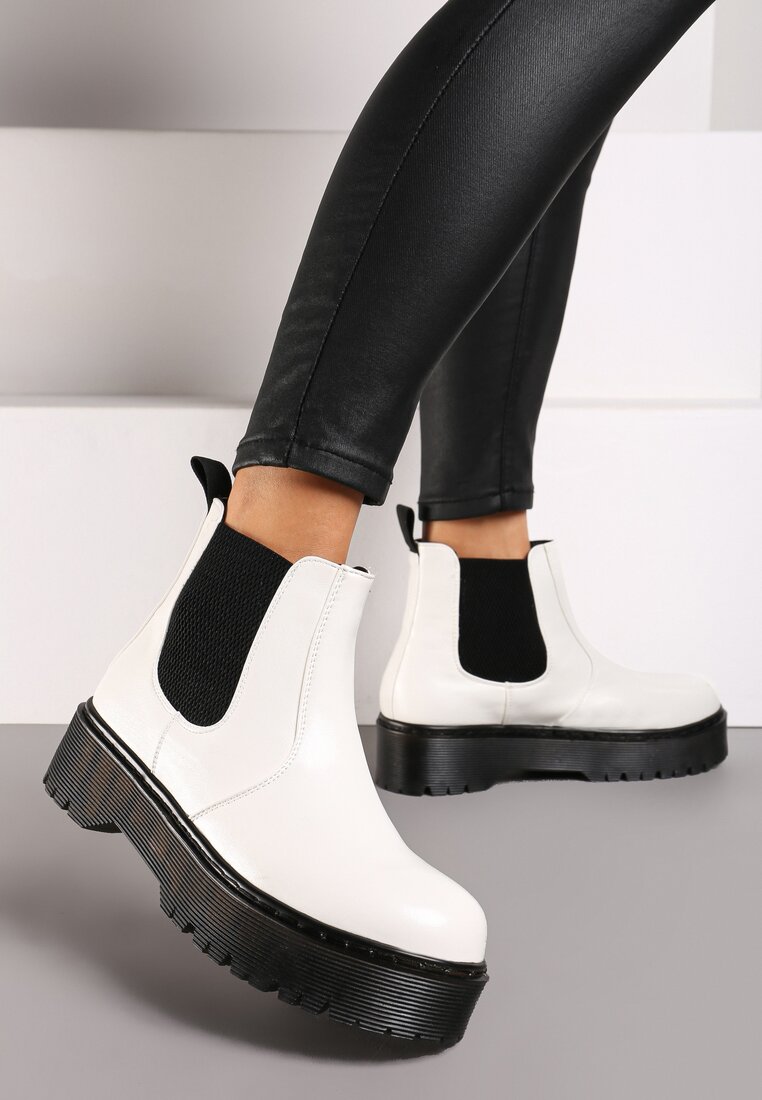 Botine Dailese Albe