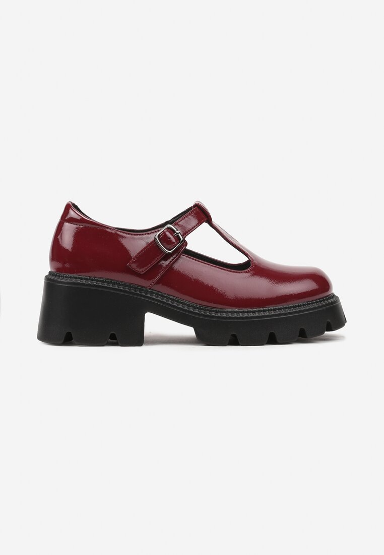 Pantofi casual Leralee Bordo