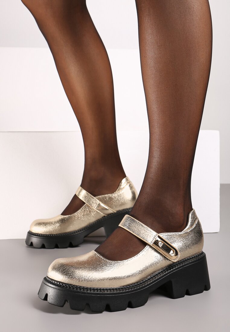 Pantofi casual Belinia Aurii