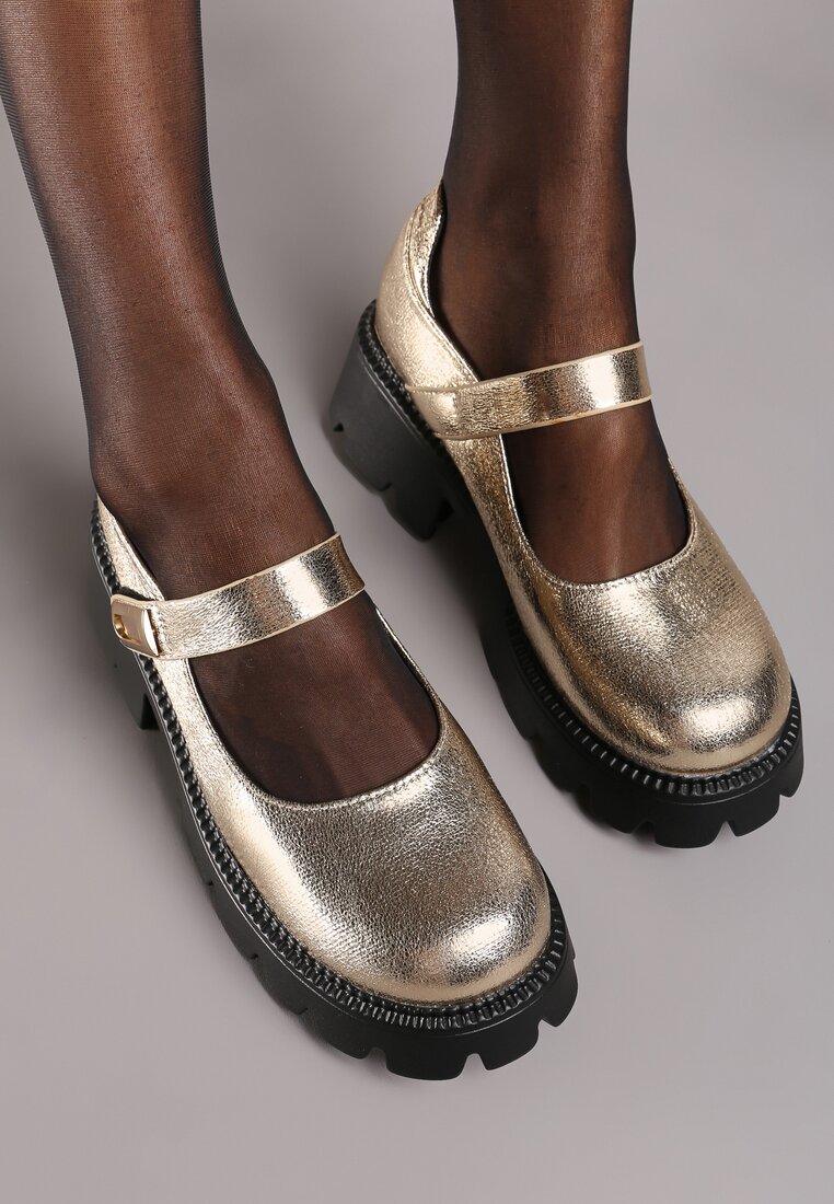 Pantofi casual Belinia Aurii