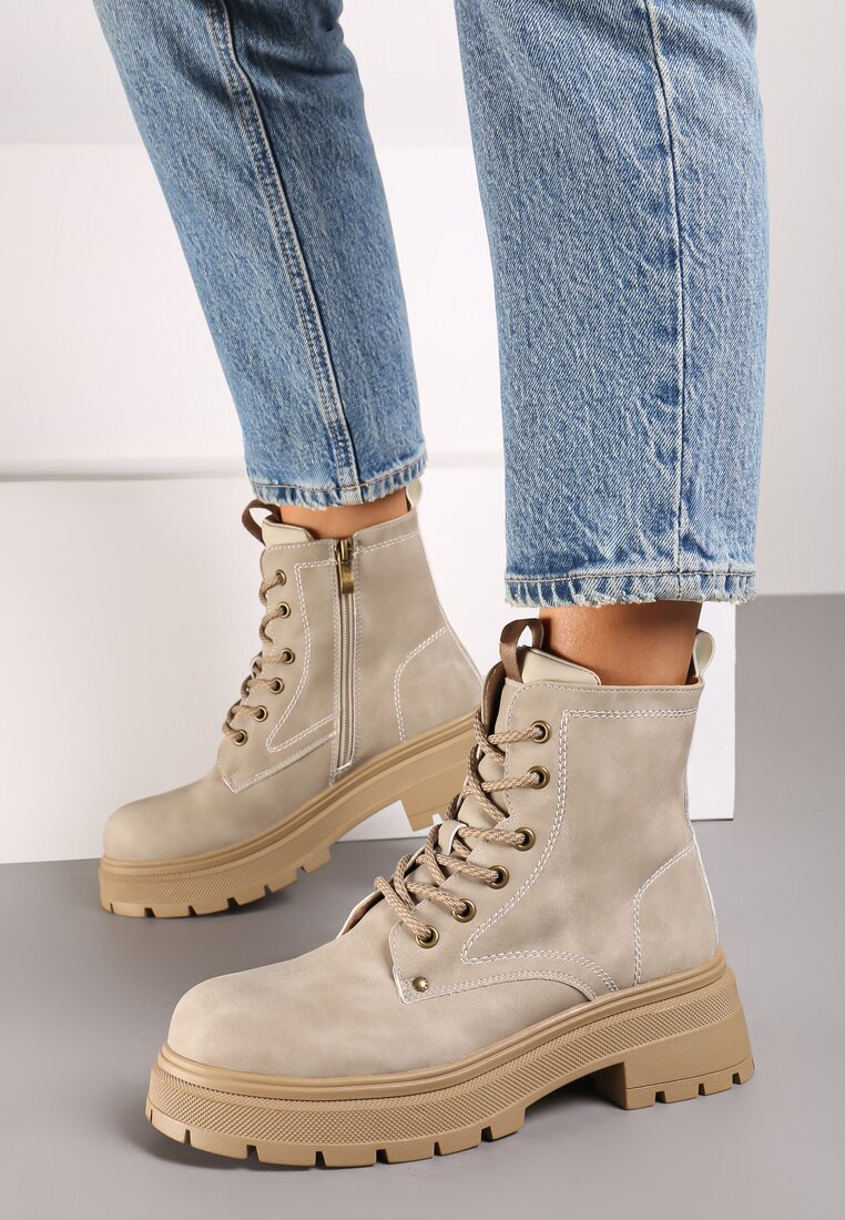 Botine Cleida Bej