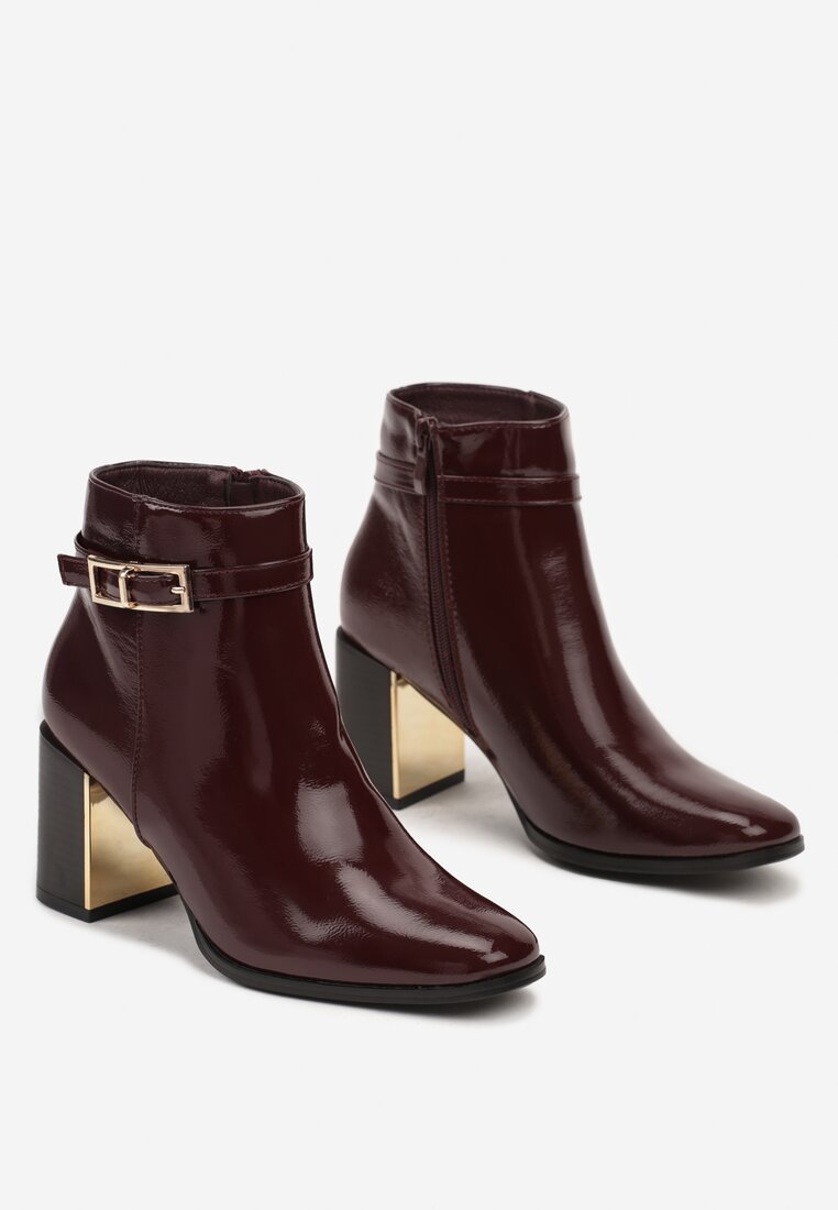 Botine Nirlea Bordo