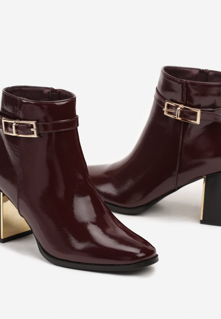 Botine Nirlea Bordo