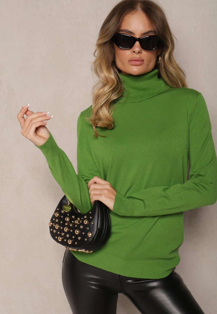 Pulover pe gât Neritale Verde