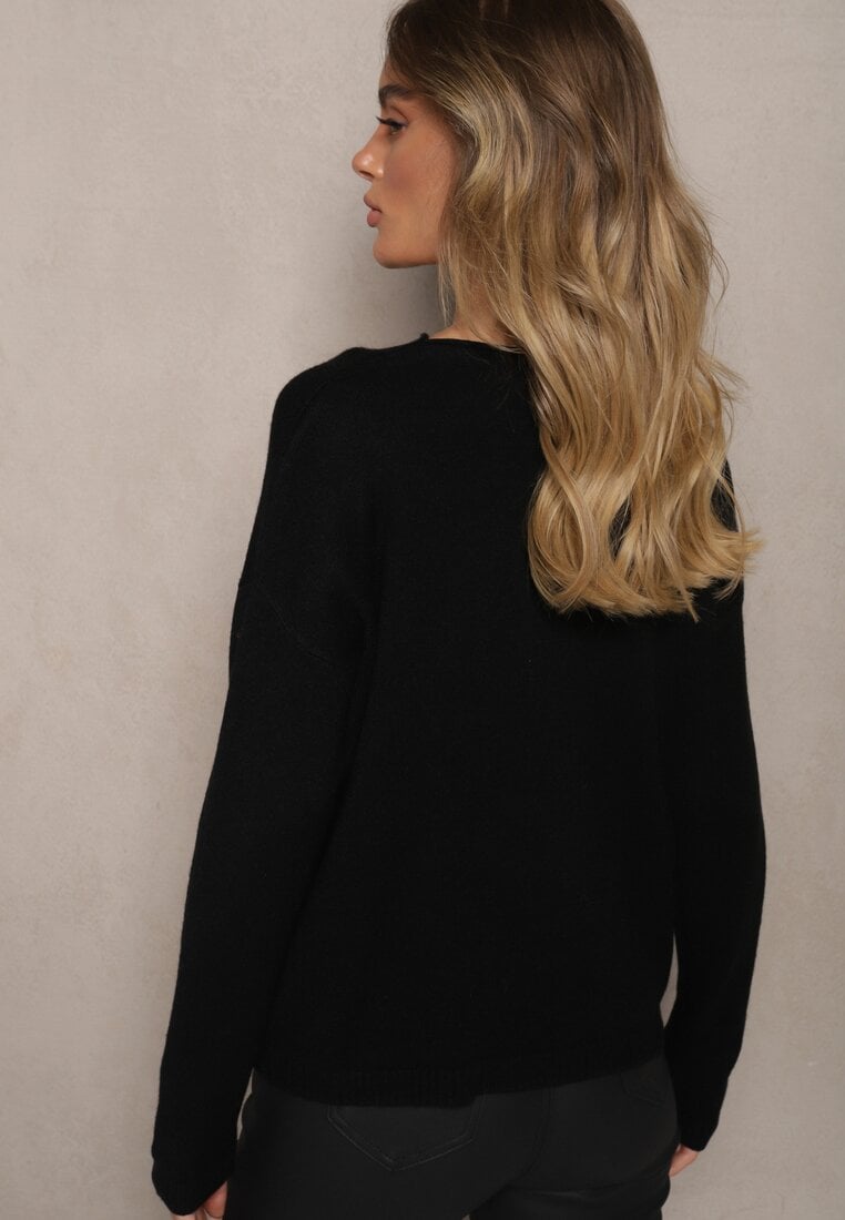 Pulover Rerige Negru