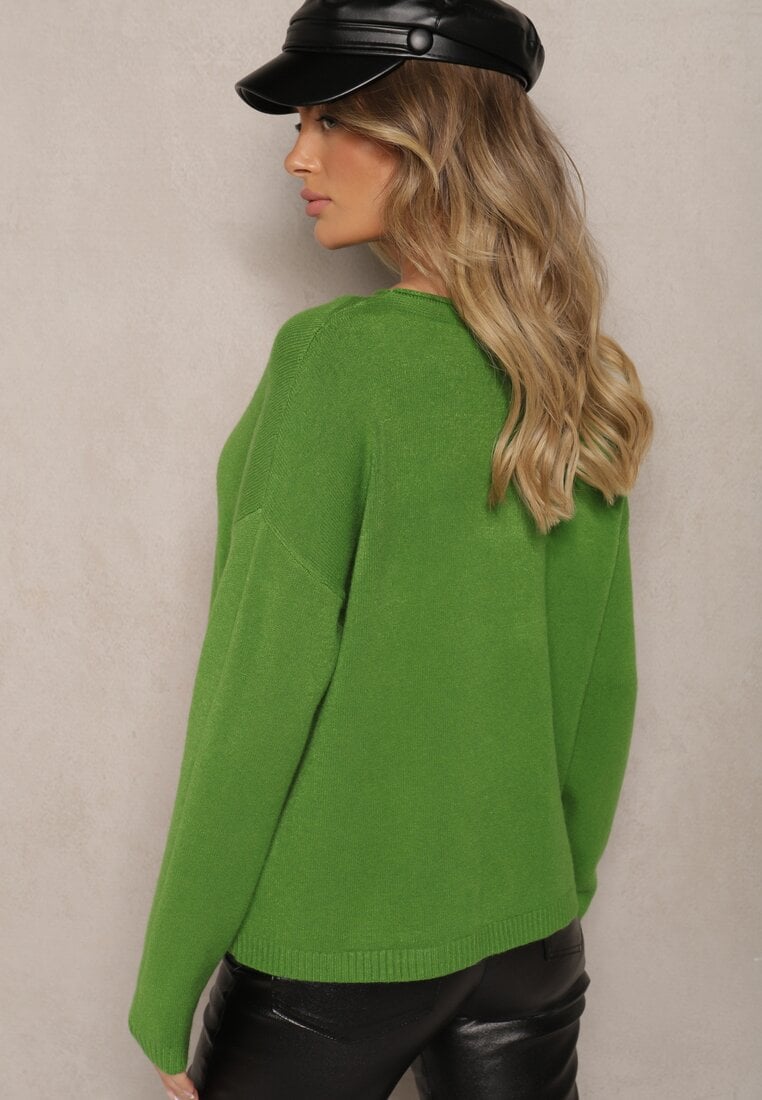 Pulover Rerige Verde
