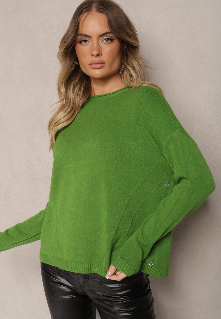 Pulover Rerige Verde