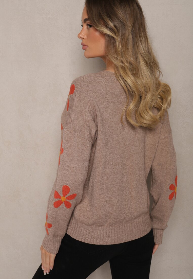 Cardigan Anarista Bej închis