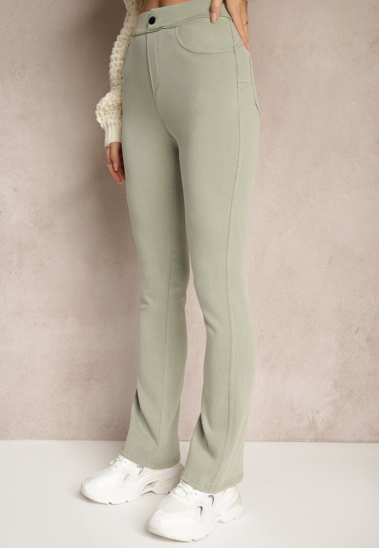 Pantaloni Mialyse Verde deschis
