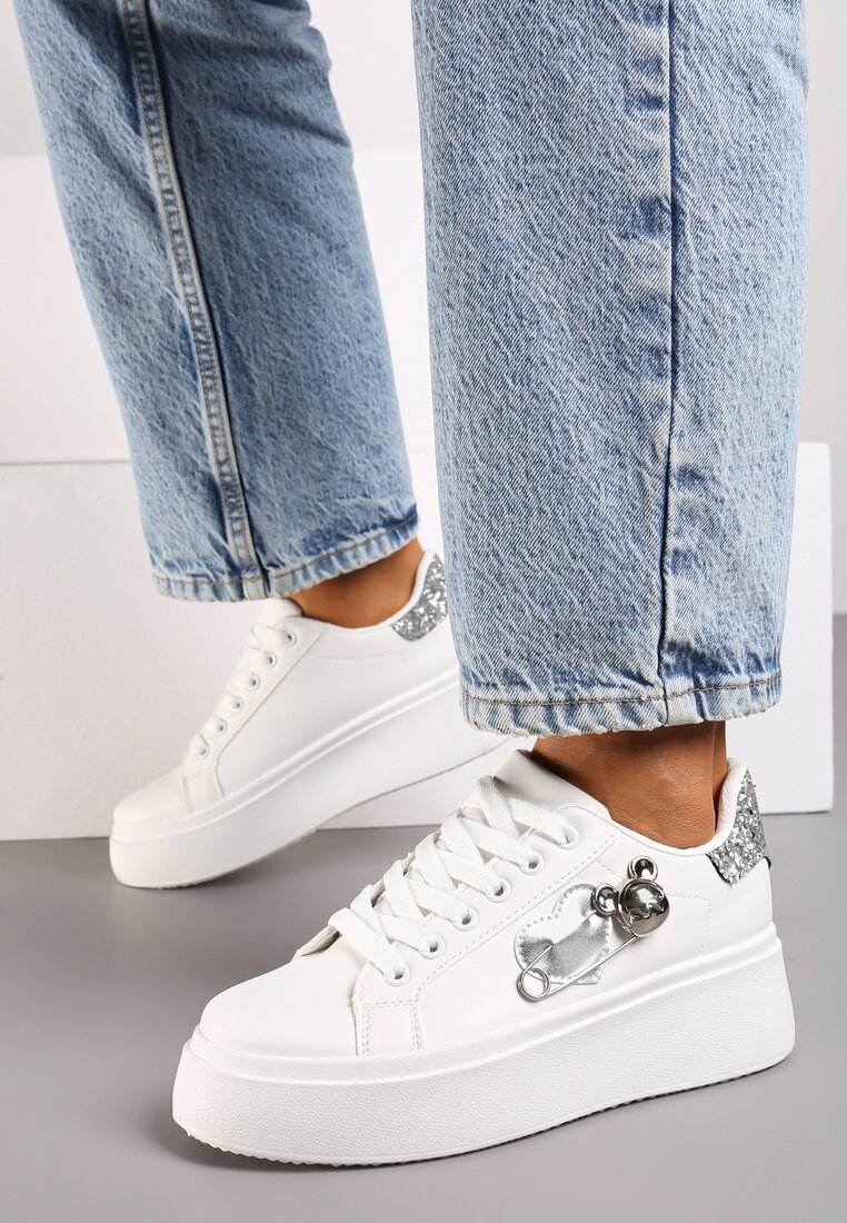 Sneakers Riathria Argintii